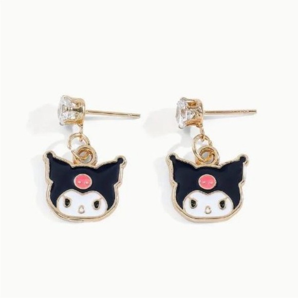 Sanrio Kuromi Hello Kitty Earrings, Kuromi Earrings - Picture 5 of 6